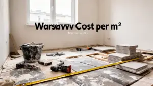 Remont mieszkania Warszawa cena za m2